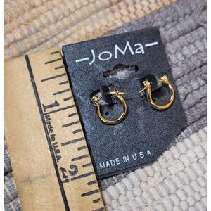 (3 for $15)~JoMa~ Goldtoned Hoops- NWT